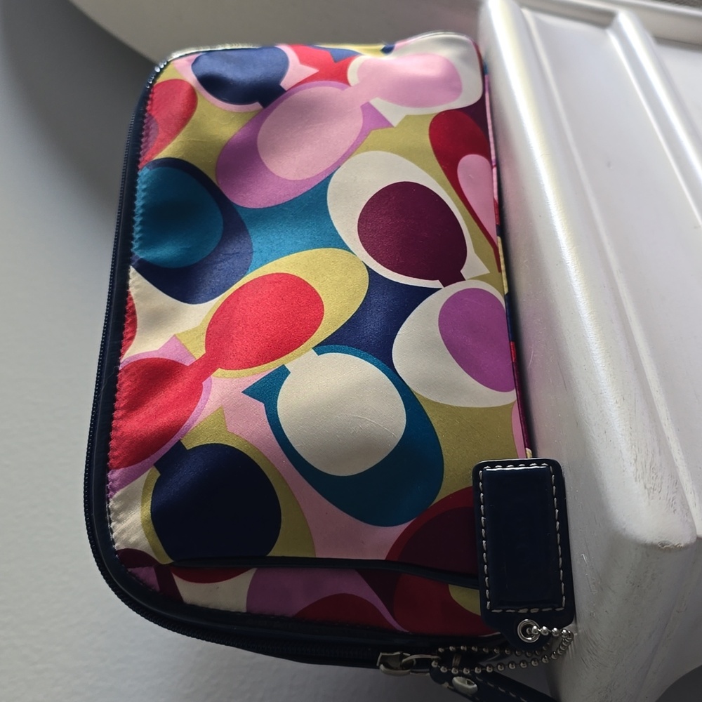 Coach Multicolor Patterned Clutch - Picture 2 of 7
